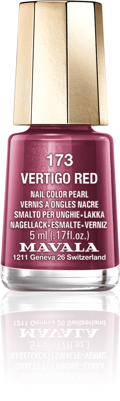 Vertigo Red — An intoxicating, shimmering burgundy