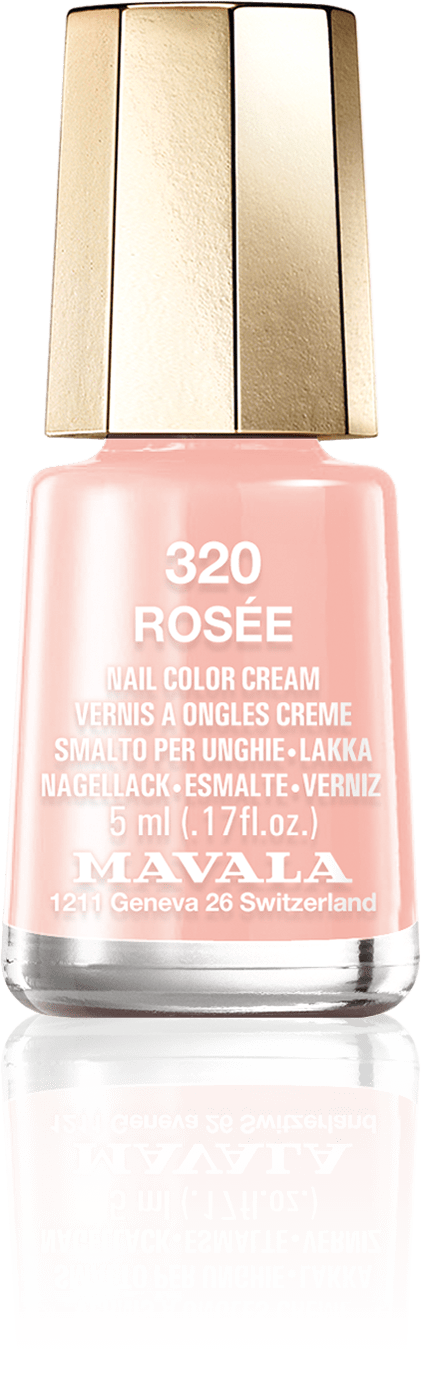 Rosée — A pinkish clear brown, fresh like the chain of little water drops on the grass straw