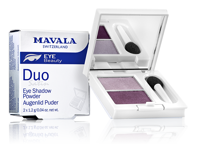 Satin Eye shadow powder  Duo — Eye shadows, compact powder, with a silky finish.