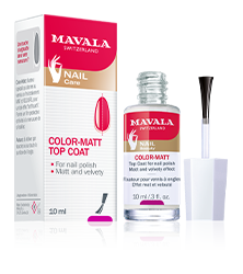 Color-Matt Top Coat —  nail polish. Matt and velvety effect.