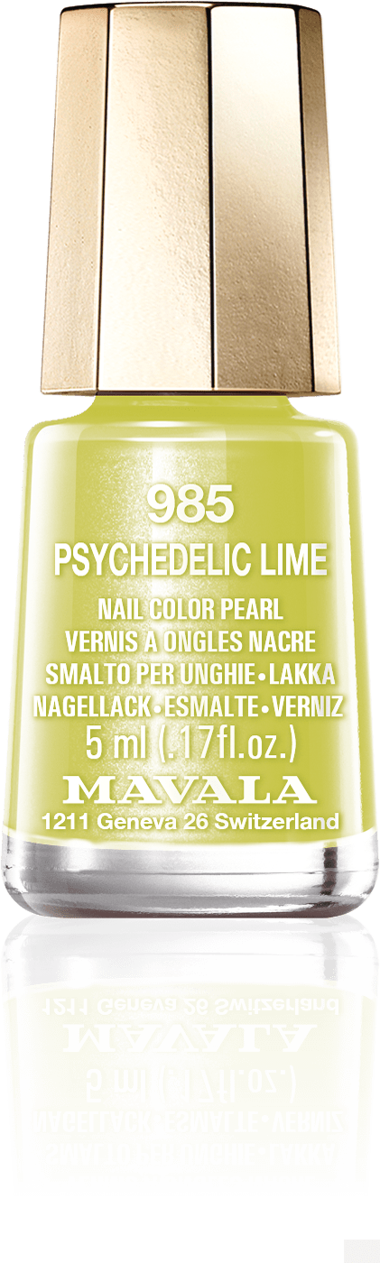 Psychedelic Lime — Un jaune vert hallucinant 