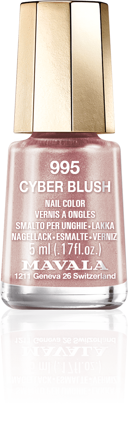 Cyber Blush — A glittering dusky pink, like a star shining from a thousand years