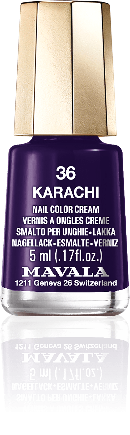 Karachi — An ultra-violet, slightly luminescent, mysterious like a treasure from a lost civilization